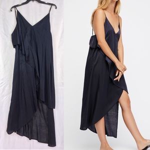 New Free People Looks Like Layers Midi Dress